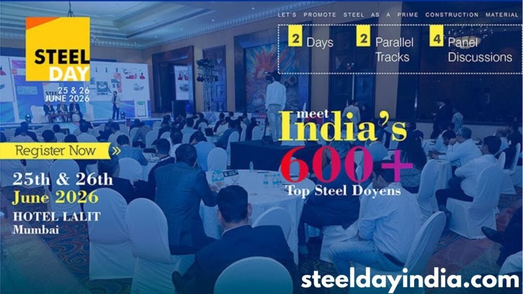 Announcing the 12th Edition of STEEL DAY Theme: Indian Steel Construction – A Global Perspective